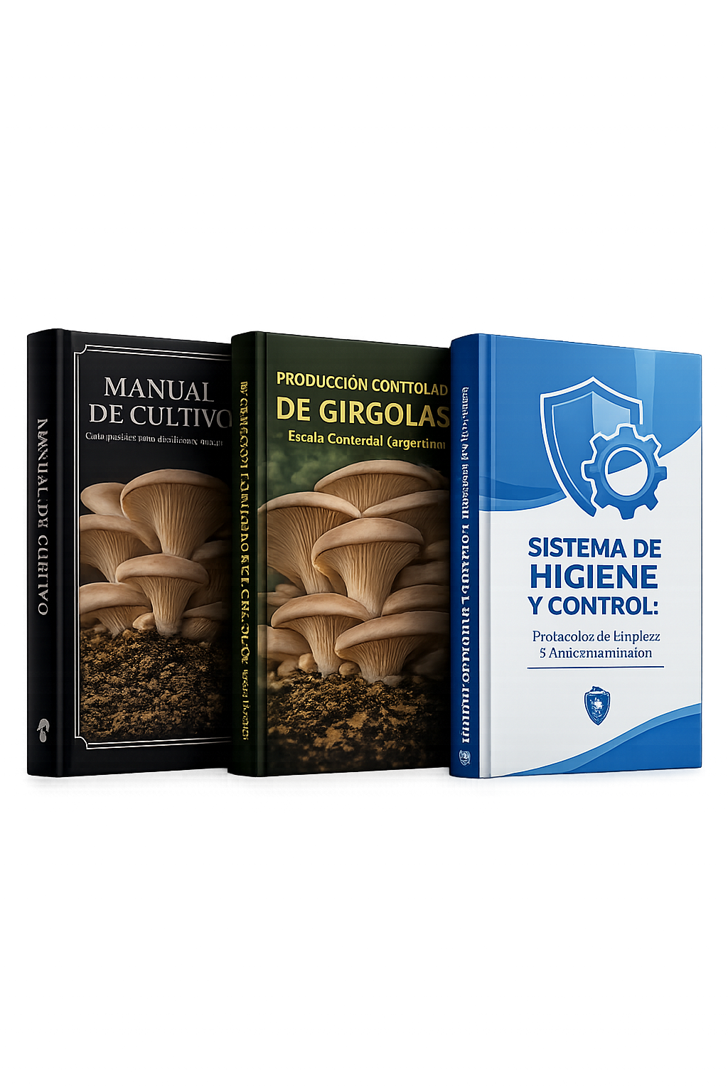 COMBO 3 MANUAL DE CULTIVO DE GIRGOLAS + PRODUCCION CONTROLADA DE GIRGOLAS A ESCALA COMERCIAL + MANUAL DE HIGIENE Y ANTICONTAMINACION + 3 BONUS