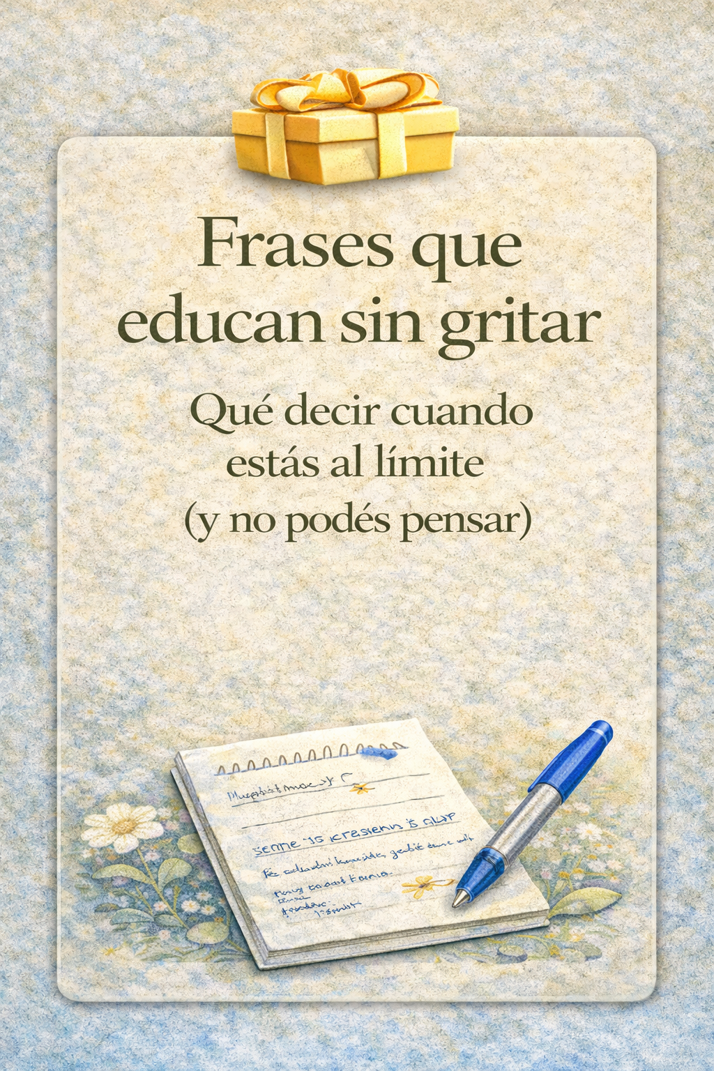EDUCAR SIN GRITAR